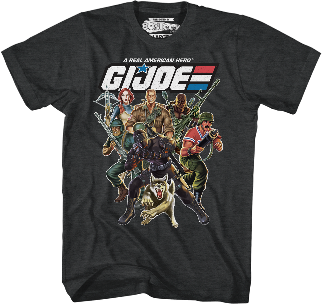 Distressed Real American Hero GI Joe T-Shirt Hoodie, Sweatshirt | CiraTrend.com (Image 1)