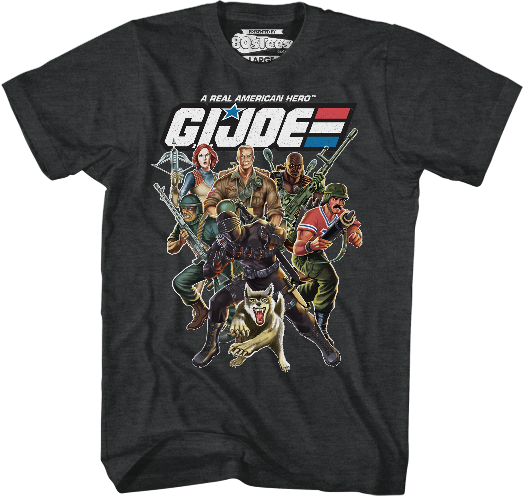 Distressed Real American Hero GI Joe T-Shirt Hoodie, Sweatshirt | CiraTrend.com (Image 1)