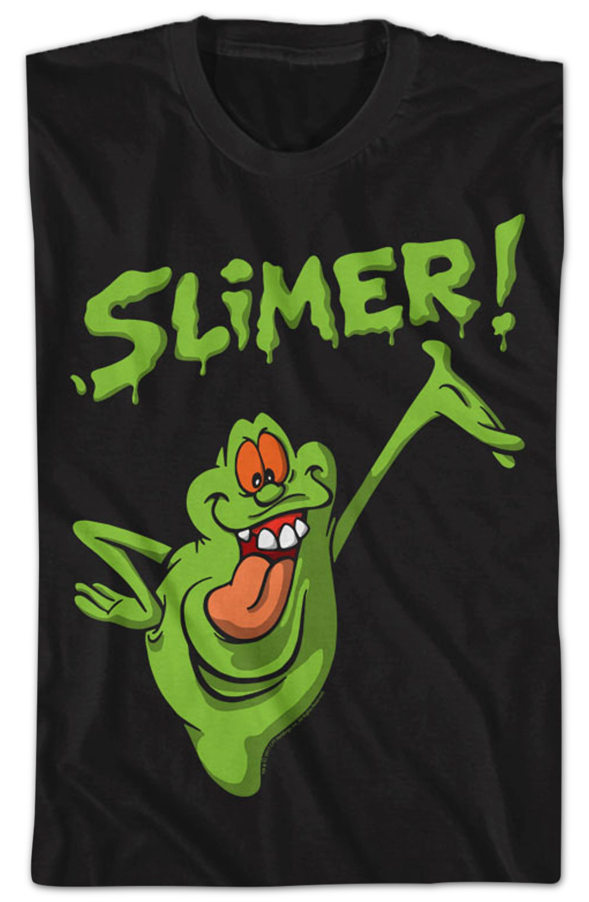 Distressed Slimer Real Ghostbusters T-Shirt Hoodie, Sweatshirt | CiraTrend.com (Image 2)