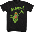 Distressed Slimer Real Ghostbusters T-Shirt Hoodie, Sweatshirt | CiraTrend.com (Image 1)