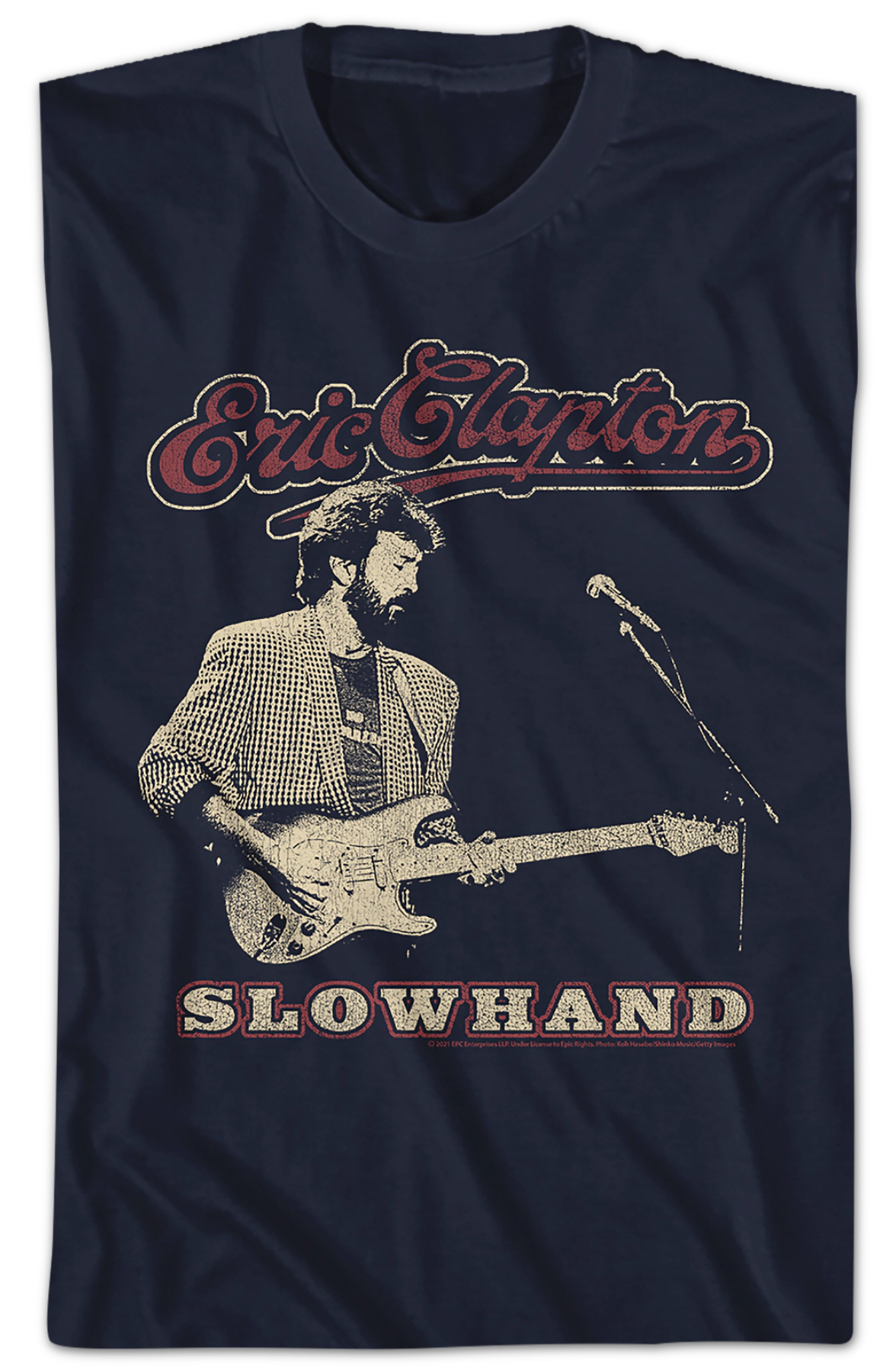 Distressed Slowhand Eric Clapton T-Shirt Hoodie, Sweatshirt | CiraTrend.com
