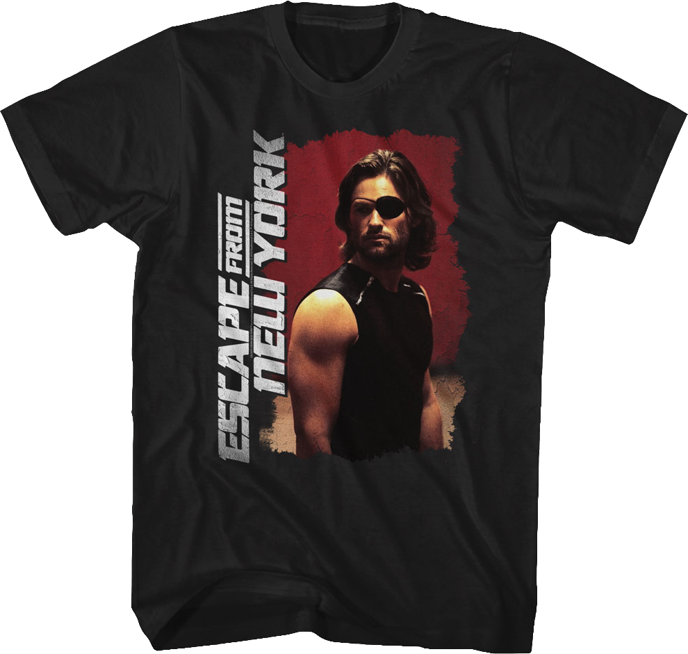 Distressed Snake Plissken Escape From New York T-Shirt Hoodie, Sweatshirt | CiraTrend.com (Image 1)