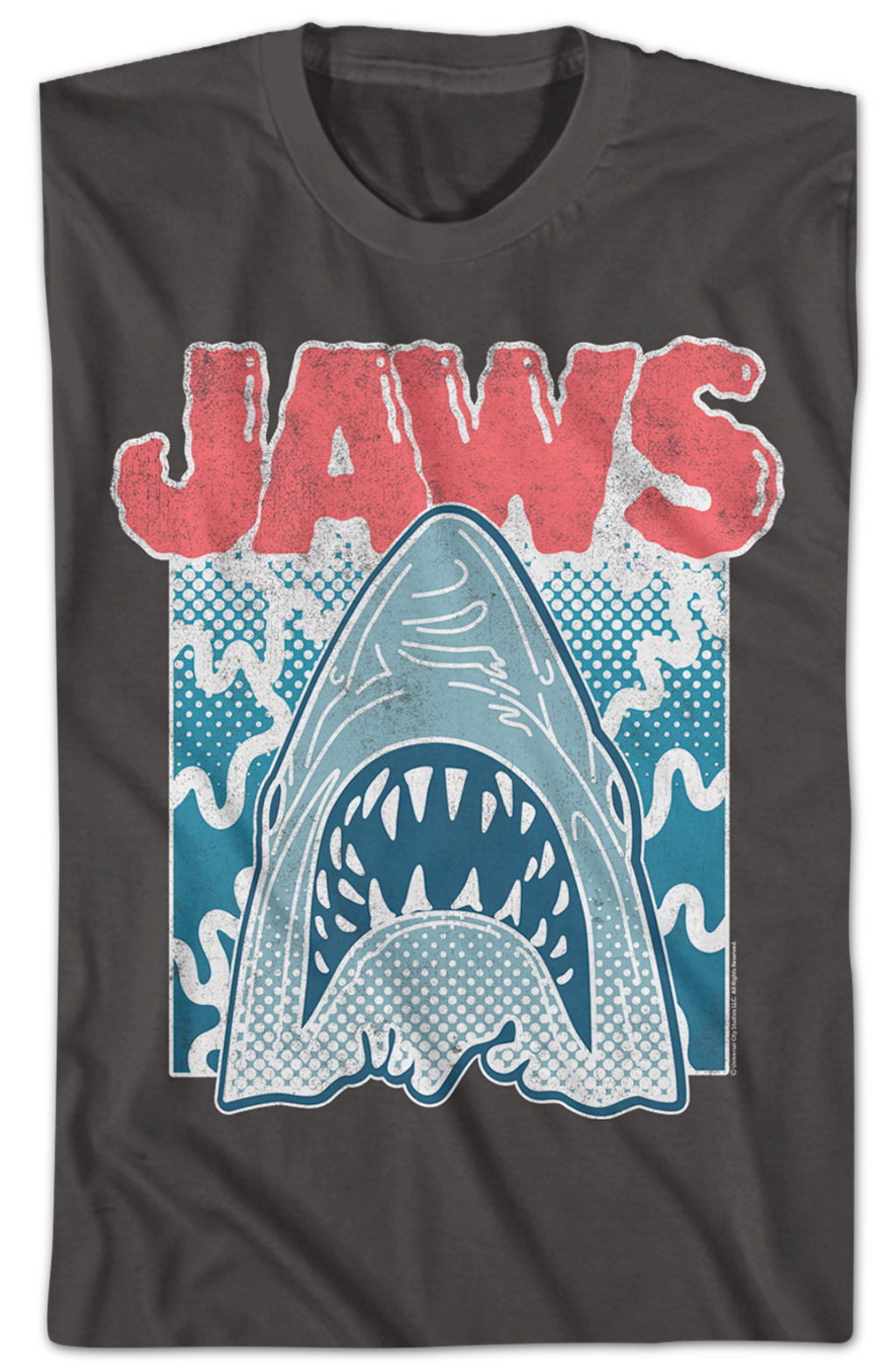Distressed Splash Jaws T-Shirt Hoodie, Sweatshirt | CiraTrend.com (Image 2)