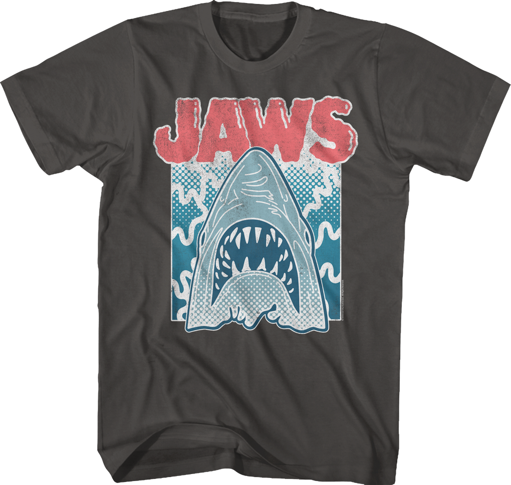 Distressed Splash Jaws T-Shirt Hoodie, Sweatshirt | CiraTrend.com (Image 1)