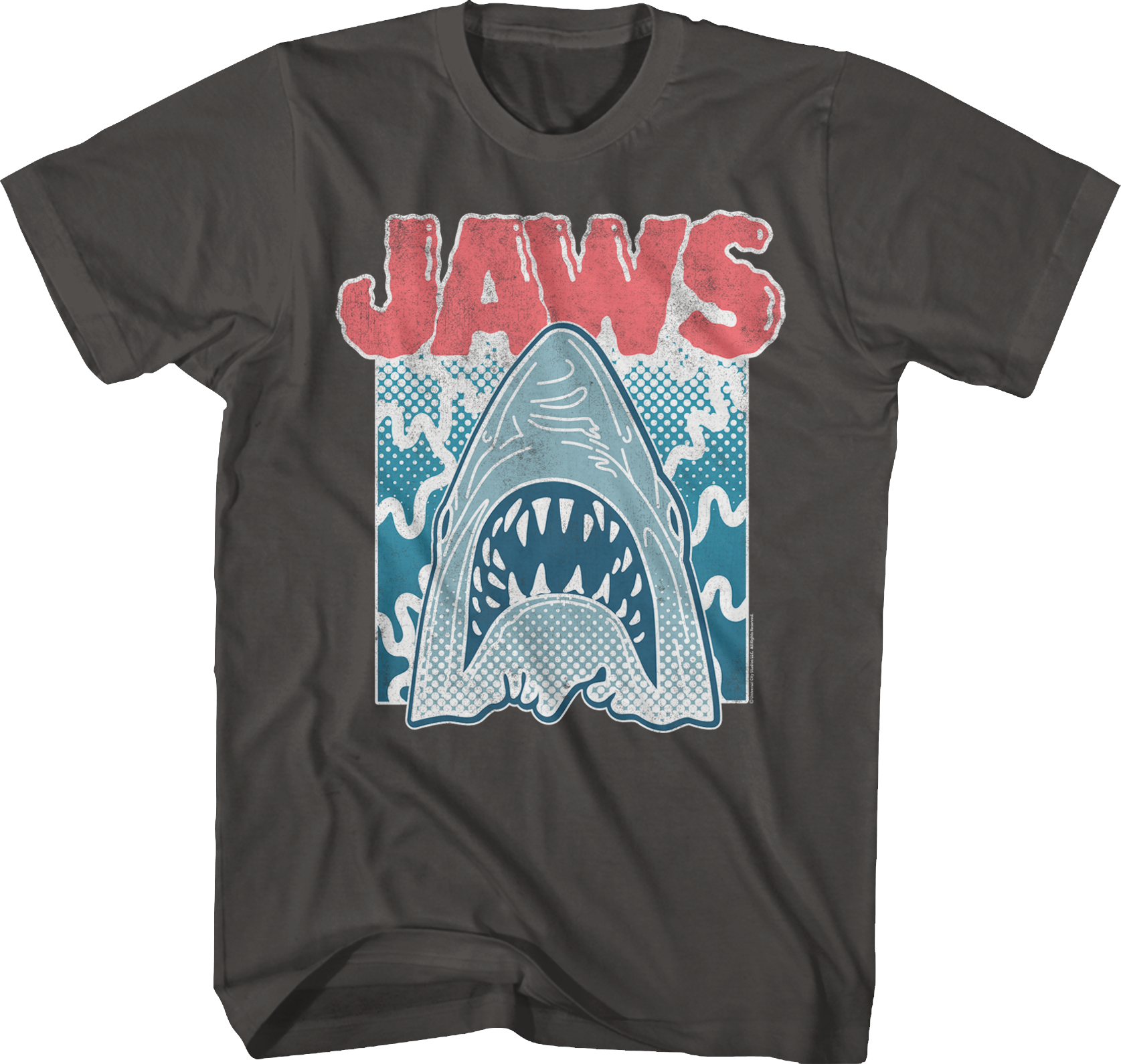 Distressed Splash Jaws T-Shirt Hoodie, Sweatshirt | CiraTrend.com (Image 1)