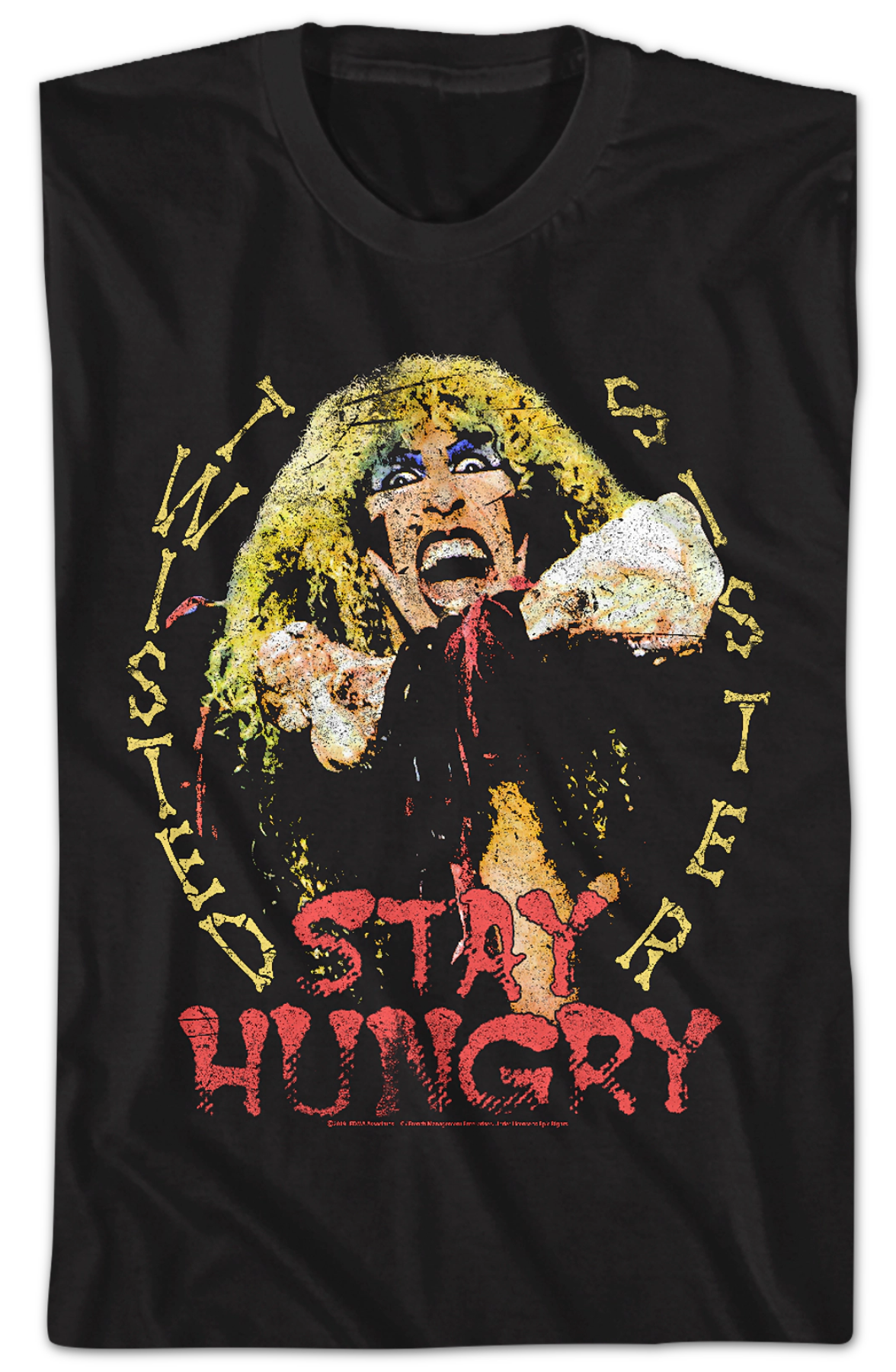 Distressed Stay Hungry Twisted Sister T-Shirt Hoodie, Sweatshirt | CiraTrend.com (Image 2)