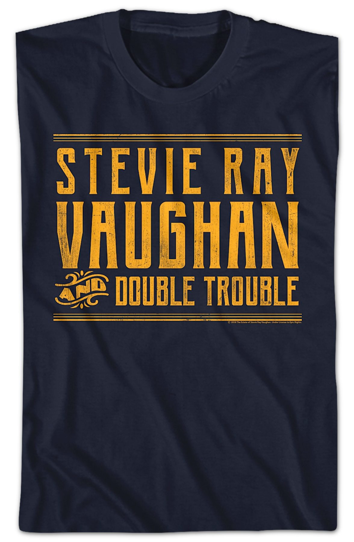 Distressed Stevie Ray Vaughan and Double Trouble T-Shirt Hoodie, Sweatshirt | CiraTrend.com (Image 2)