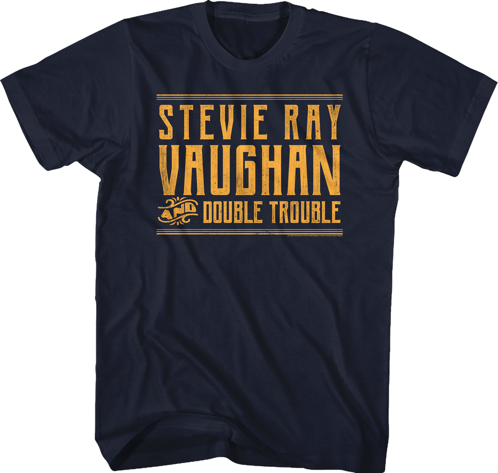 Distressed Stevie Ray Vaughan and Double Trouble T-Shirt Hoodie, Sweatshirt | CiraTrend.com (Image 1)