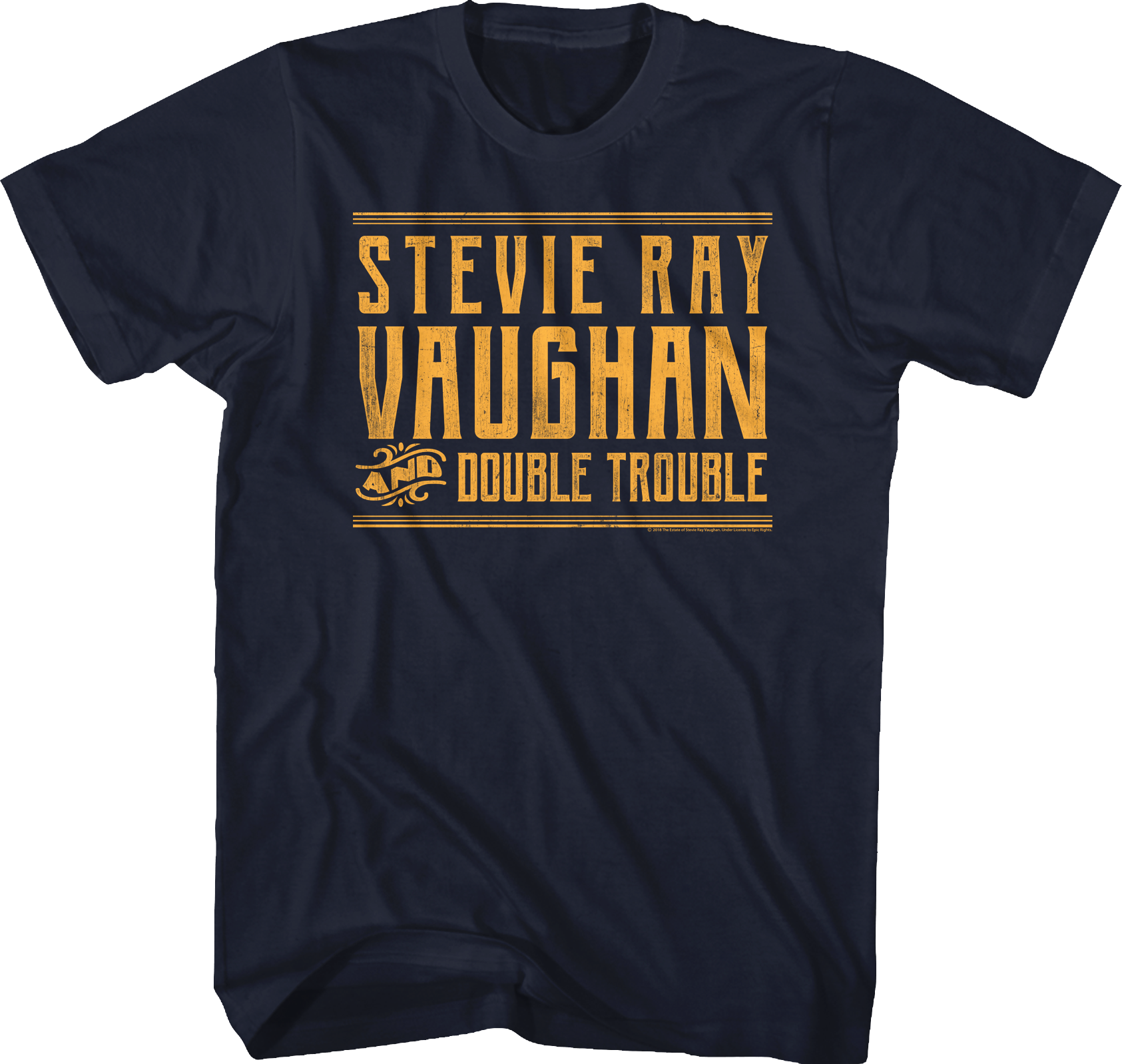 Distressed Stevie Ray Vaughan and Double Trouble T-Shirt Hoodie, Sweatshirt | CiraTrend.com (Image 1)