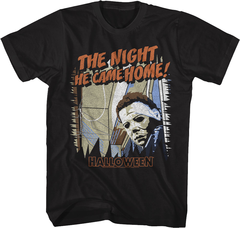 Distressed The Night He Came Home Halloween T-Shirt Hoodie, Sweatshirt | CiraTrend.com (Image 1)