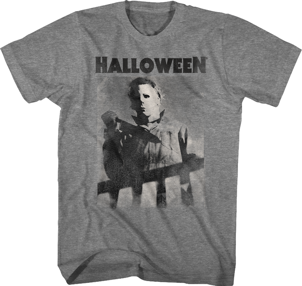 Distressed The Shape Halloween T-Shirt Hoodie, Sweatshirt | CiraTrend.com (Image 1)