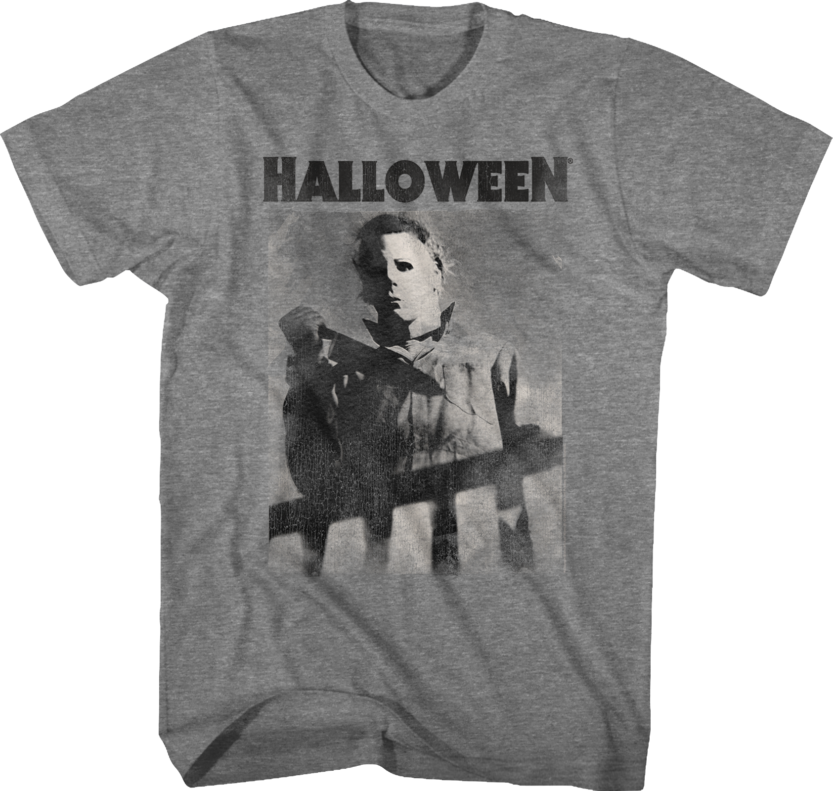 Distressed The Shape Halloween T-Shirt Hoodie, Sweatshirt | CiraTrend.com (Image 1)