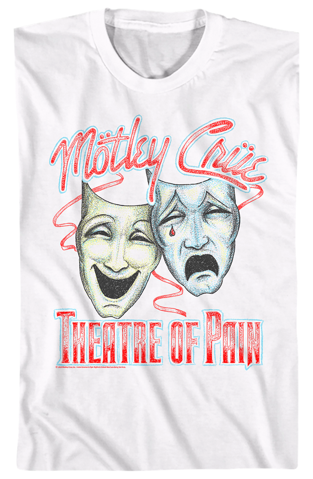 Distressed Theatre Of Pain Motley Crue T-Shirt Hoodie, Sweatshirt | CiraTrend.com (Image 2)