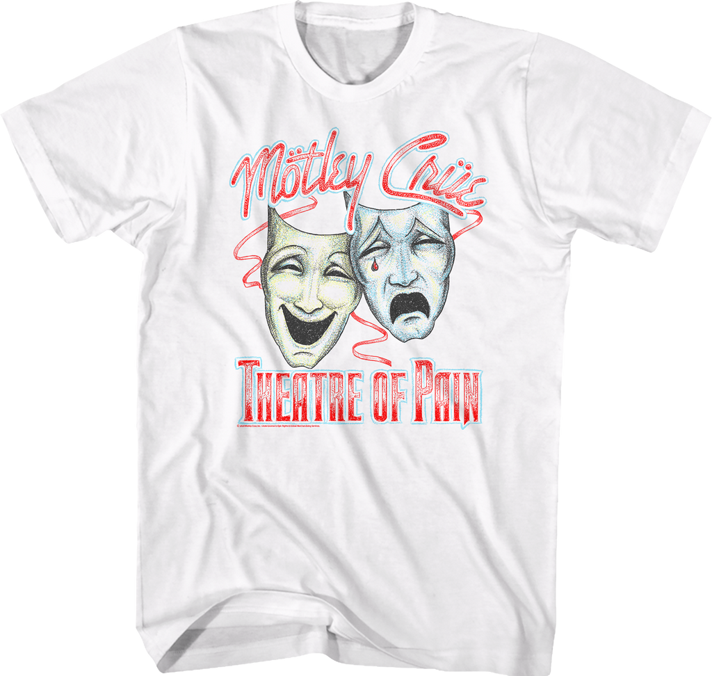 Distressed Theatre Of Pain Motley Crue T-Shirt Hoodie, Sweatshirt | CiraTrend.com (Image 1)