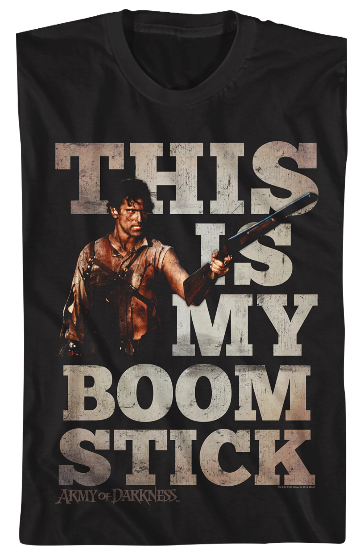 Distressed This Is My Boom Stick Army Of Darkness T-Shirt Hoodie, Sweatshirt | CiraTrend.com (Image 2)