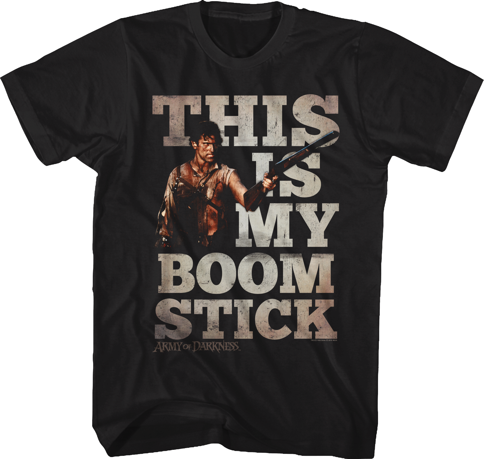 Distressed This Is My Boom Stick Army Of Darkness T-Shirt Hoodie, Sweatshirt | CiraTrend.com (Image 1)
