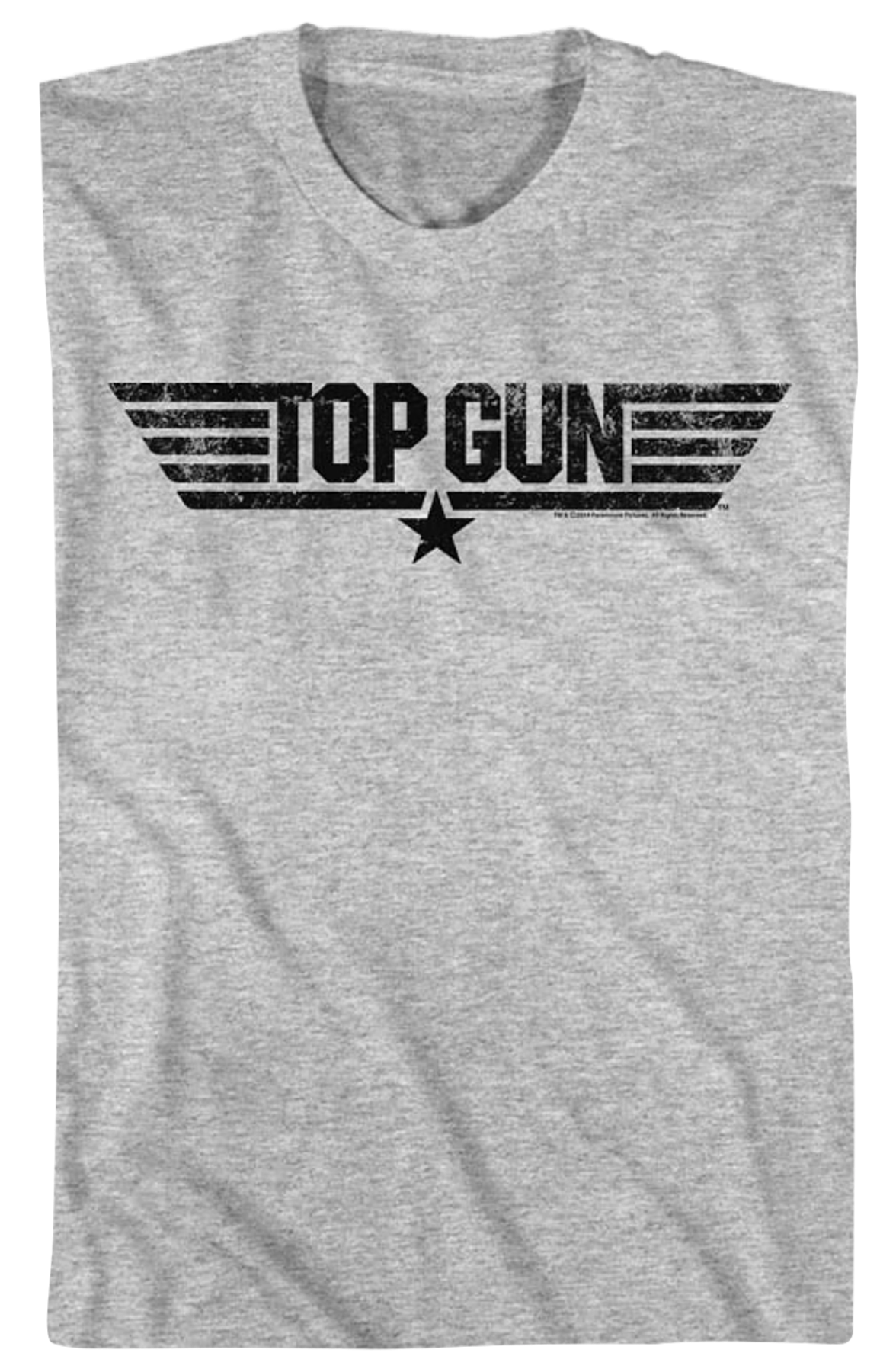 Distressed Top Gun Logo T-Shirt Hoodie, Sweatshirt | CiraTrend.com (Image 2)