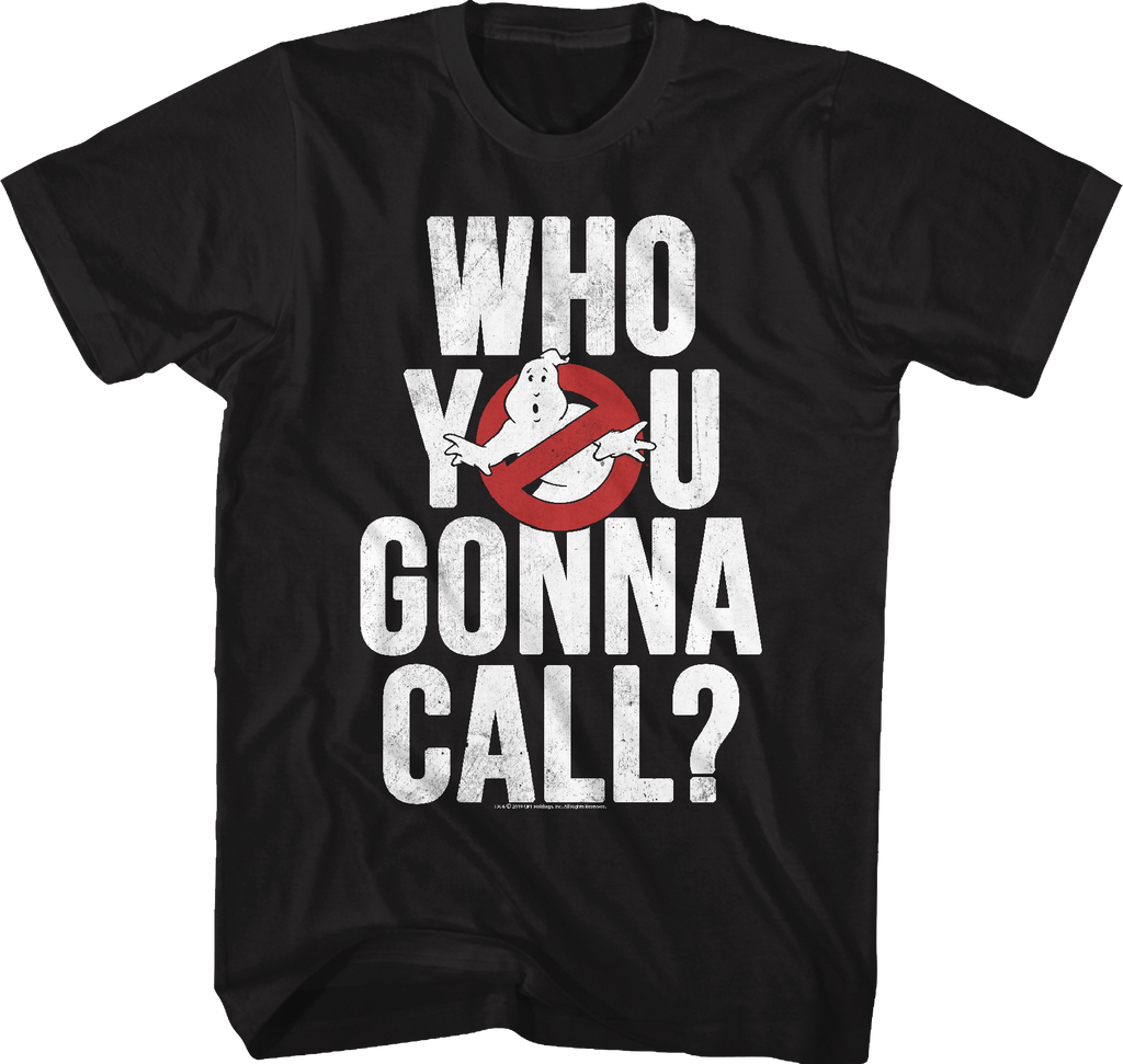 Distressed Who You Gonna Call Real Ghostbusters T-Shirt Hoodie, Sweatshirt | CiraTrend.com (Image 1)