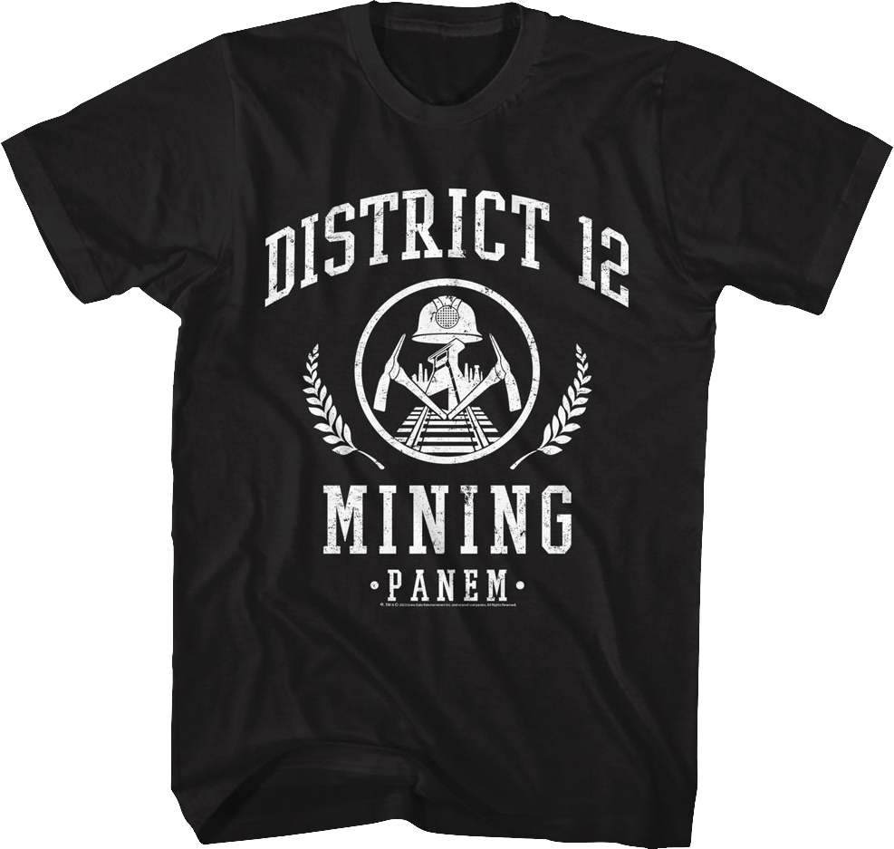 District 12 Mining Hunger Games T-Shirt Hoodie, Sweatshirt | CiraTrend.com (Image 1)