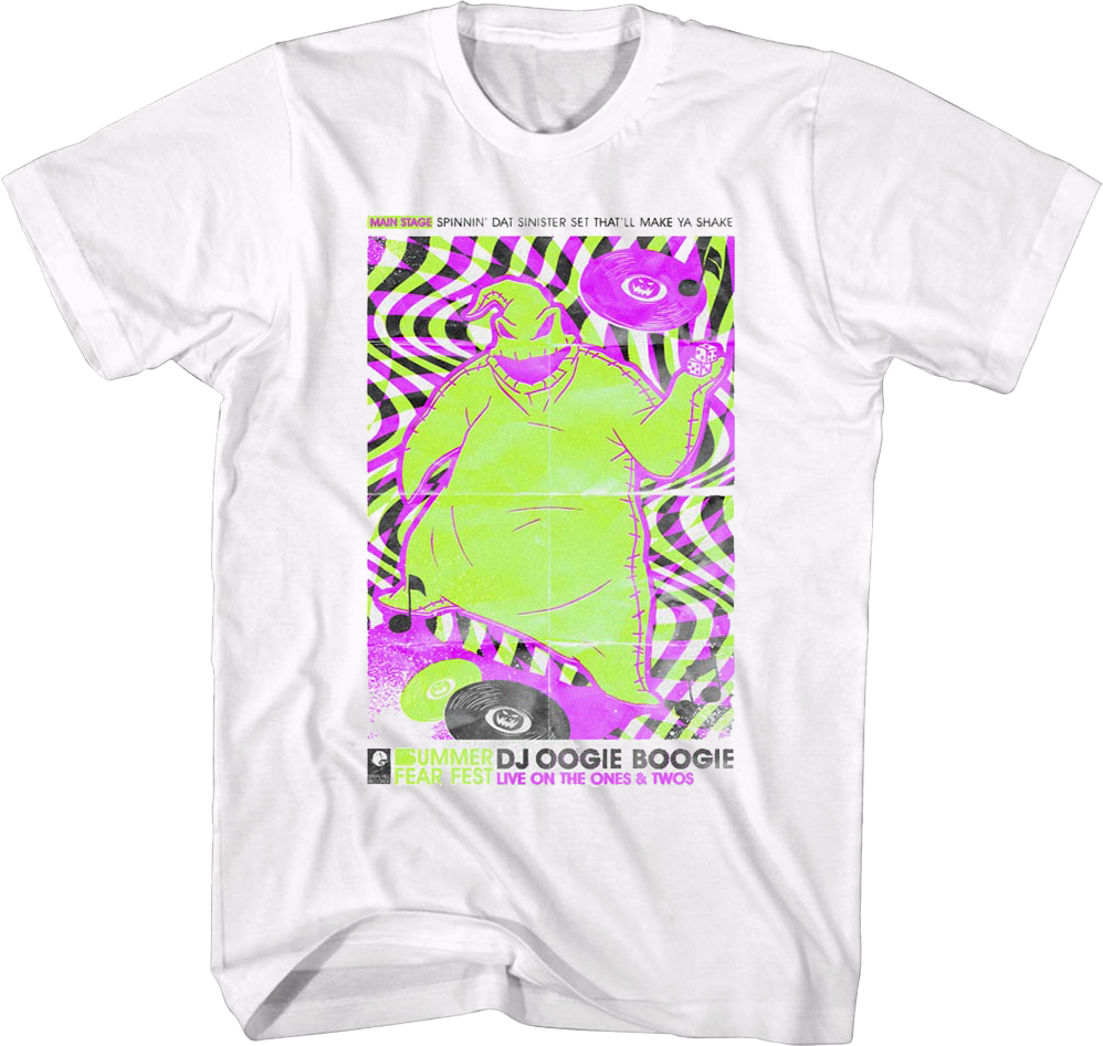 DJ Oogie Boogie Nightmare Before Christmas T-Shirt Hoodie, Sweatshirt | CiraTrend.com (Image 1)