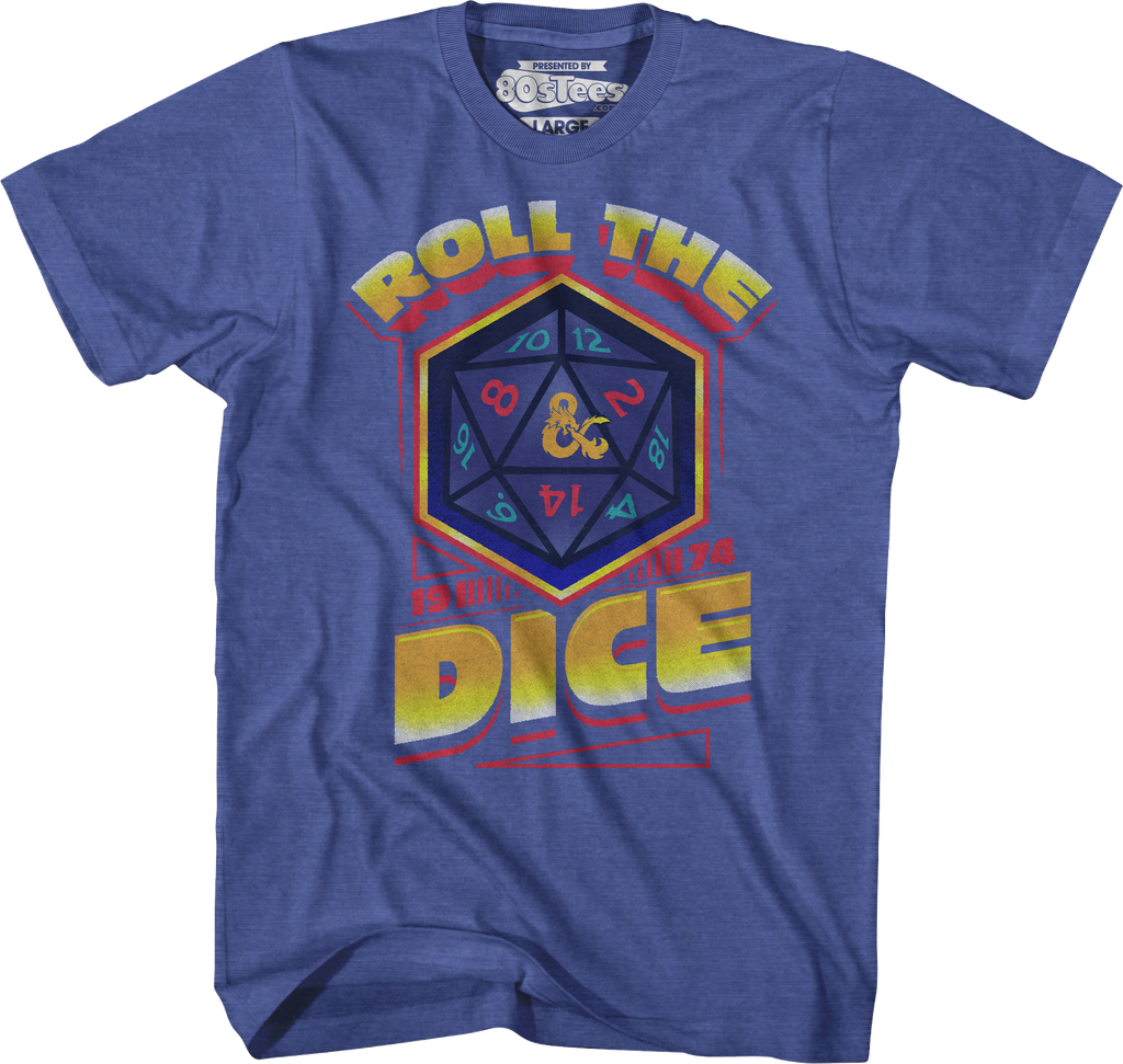 Roll The Dice Dungeons & Dragons T-Shirt Hoodie, Sweatshirt | CiraTrend.com (Image 1)