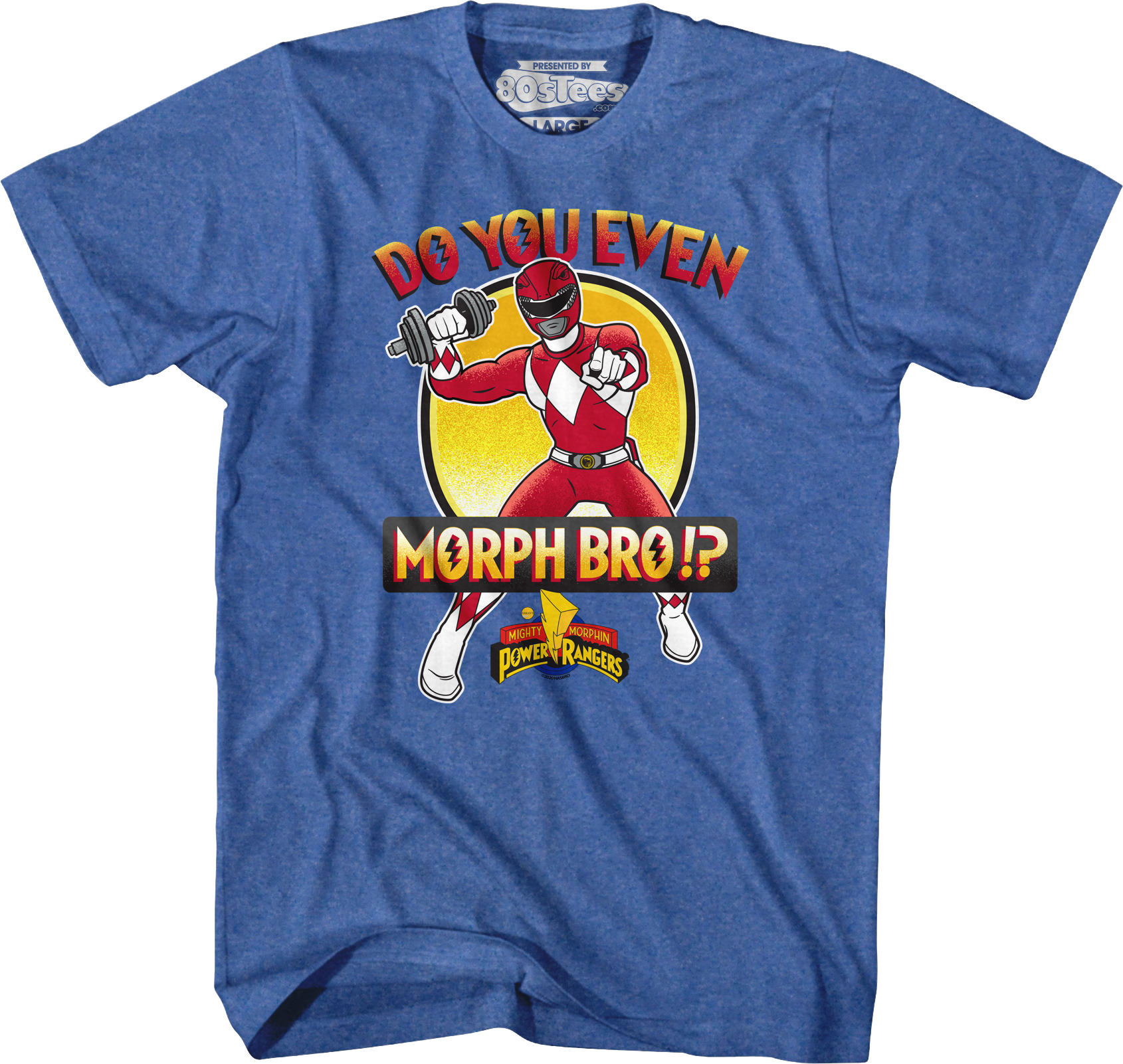 Do You Even Morph Bro Mighty Morphin Power Rangers T-Shirt Hoodie, Sweatshirt | CiraTrend.com (Image 1)