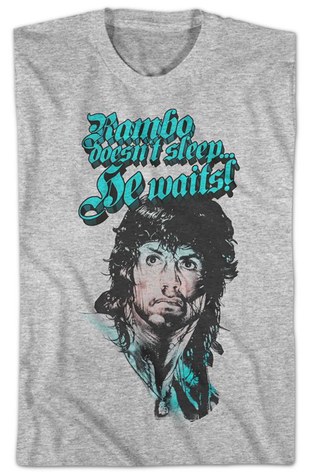 Doesn't Sleep Rambo T-Shirt Hoodie, Sweatshirt | CiraTrend.com (Image 2)