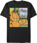 Doggie In The Window Garfield T-Shirt Hoodie, Sweatshirt | CiraTrend.com (Image 1)