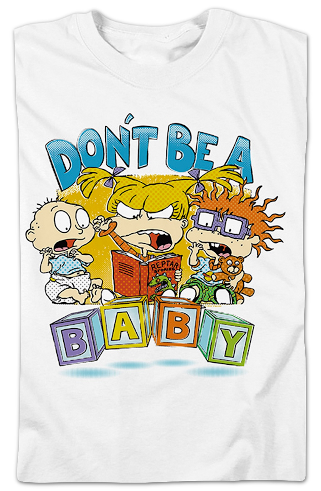 Don't Be A Baby Blocks Rugrats T-Shirt Hoodie, Sweatshirt | CiraTrend.com (Image 2)