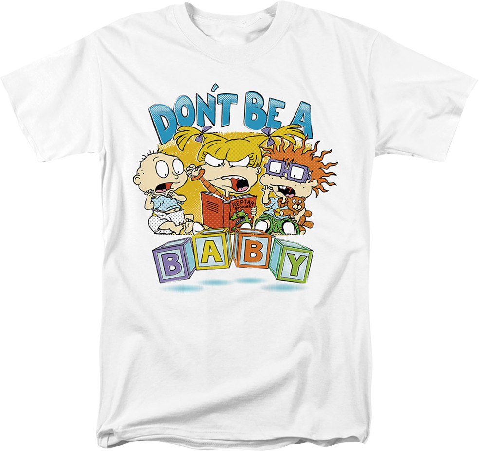 Don't Be A Baby Blocks Rugrats T-Shirt Hoodie, Sweatshirt | CiraTrend.com (Image 1)
