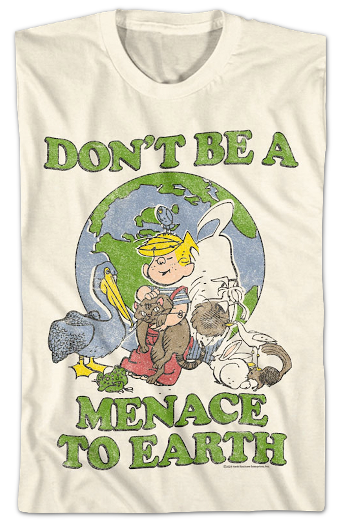 Don't Be A Menace To Earth Dennis The Menace T-Shirt Hoodie, Sweatshirt | CiraTrend.com (Image 2)