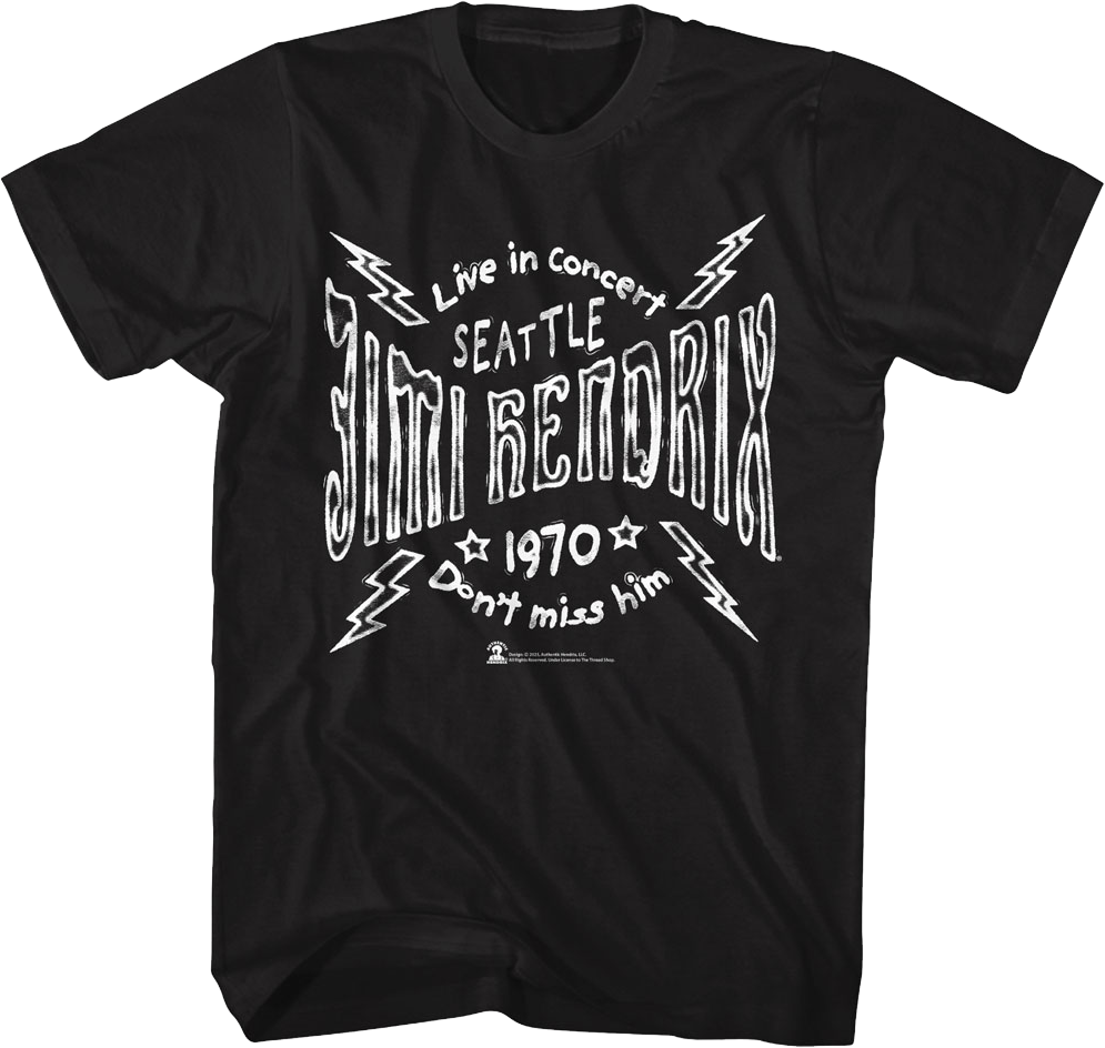 Don't Miss Him Jimi Hendrix T-Shirt Hoodie, Sweatshirt | CiraTrend.com (Image 1)