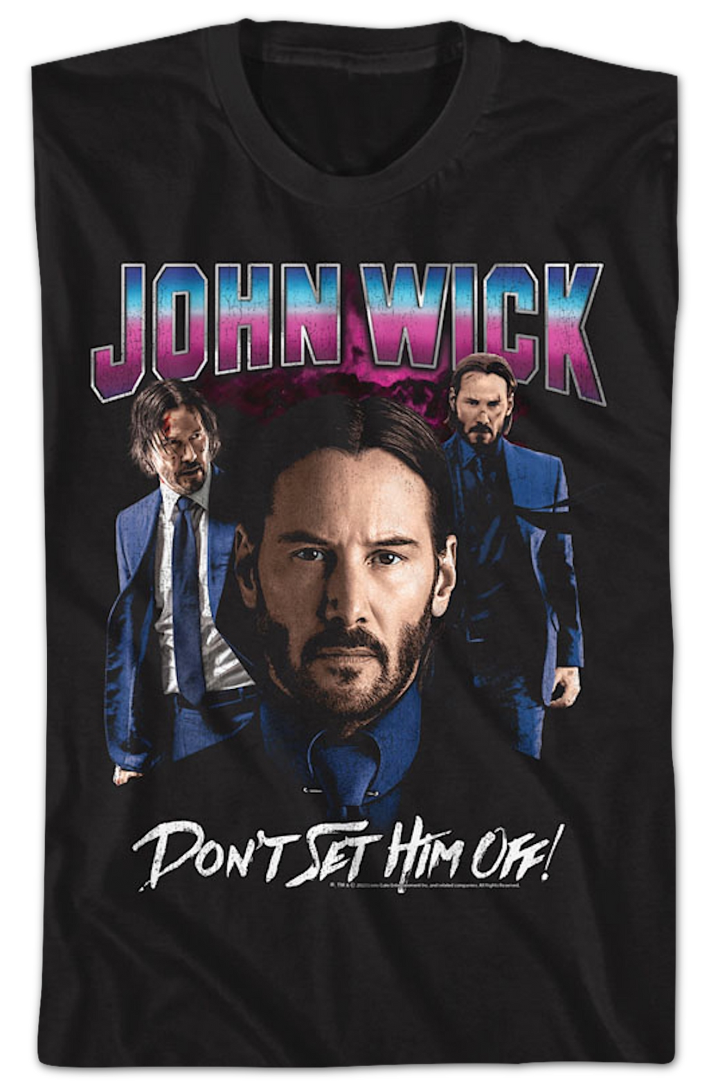 Don't Set Him Off John Wick T-Shirt Hoodie, Sweatshirt | CiraTrend.com (Image 2)