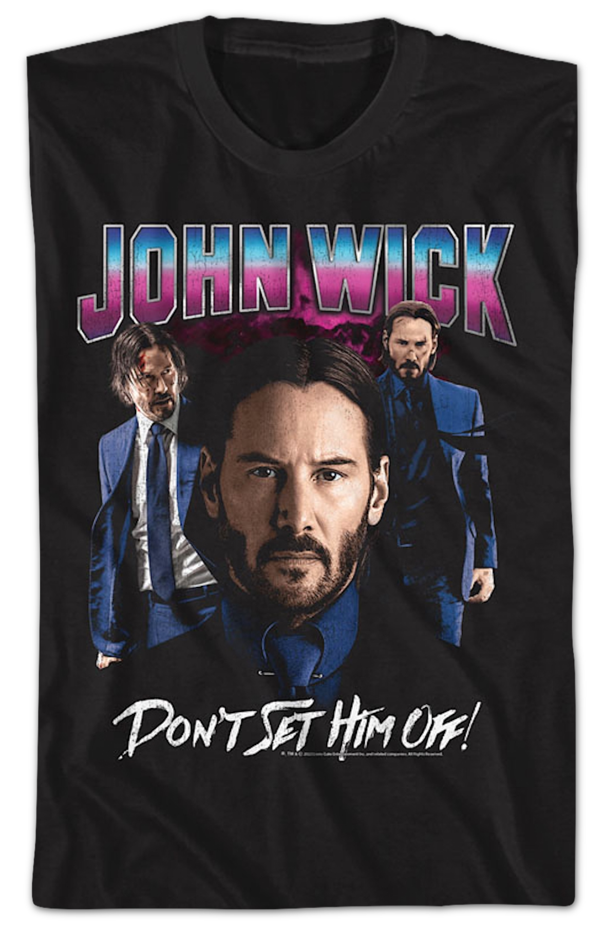 Don't Set Him Off John Wick T-Shirt Hoodie, Sweatshirt | CiraTrend.com (Image 2)