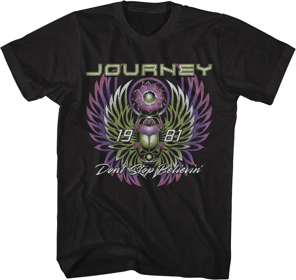 Don't Stop Believin' 1981 Journey T-Shirt Hoodie, Sweatshirt | CiraTrend.com (Image 1)
