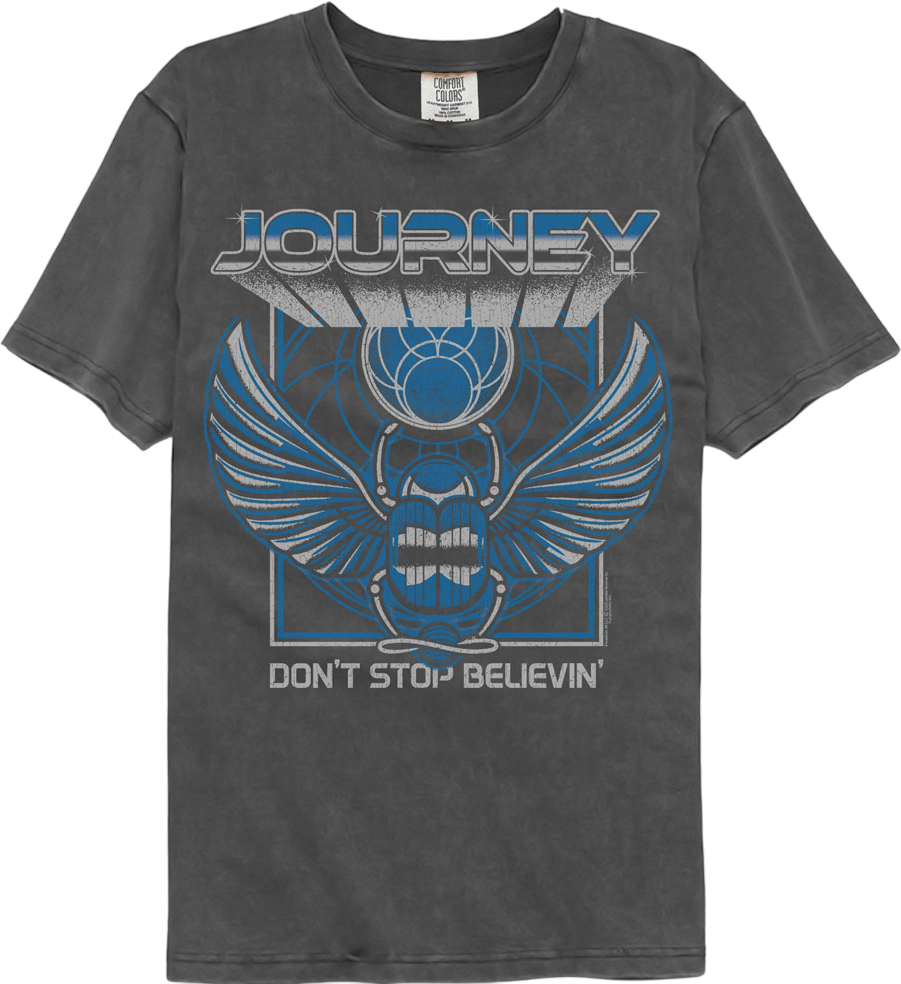 Don't Stop Believin' Journey 3D Comfort Colors Brand T-Shirt Hoodie, Sweatshirt | CiraTrend.com (Image 1)