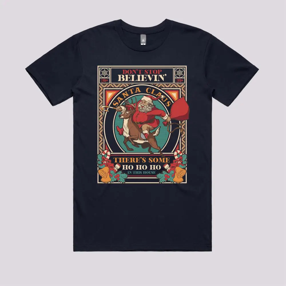 Don't Stop Believing in Christmas T-Shirt Hoodie, Sweatshirt | CiraTrend.com (Image 4)