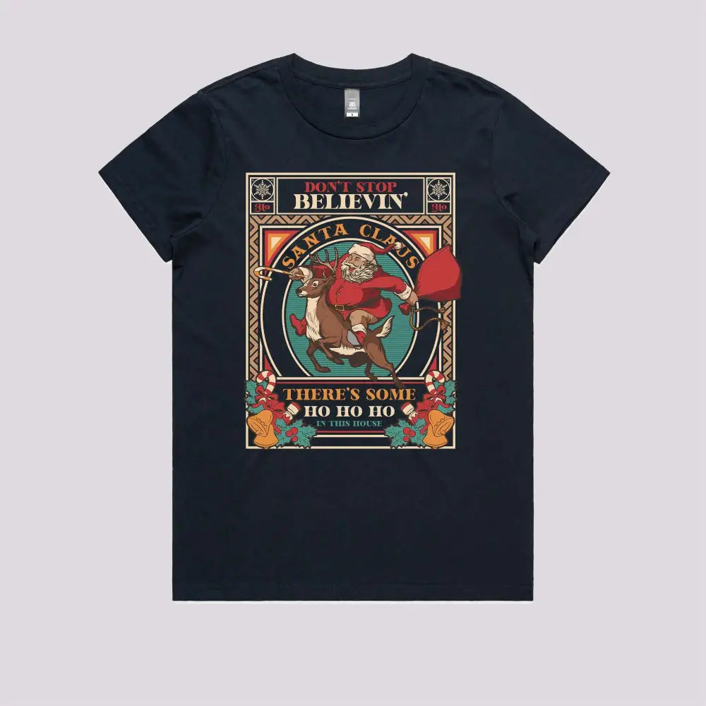 Don't Stop Believing in Christmas T-Shirt Hoodie, Sweatshirt | CiraTrend.com (Image 5)