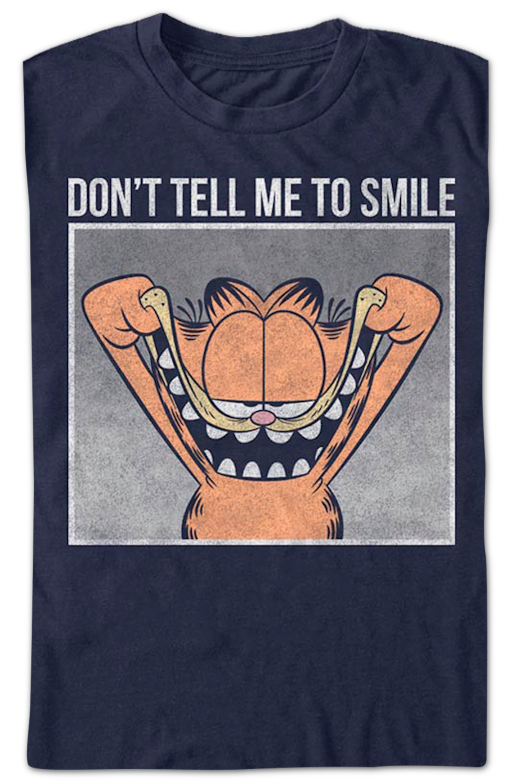 Don't Tell Me To Smile Garfield T-Shirt Hoodie, Sweatshirt | CiraTrend.com (Image 2)