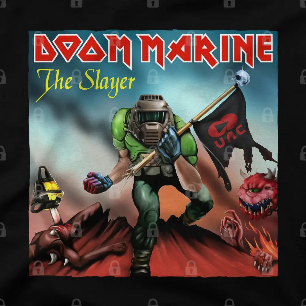 Doom Marine Cover T-Shirt Hoodie, Sweatshirt | CiraTrend.com (Image 1)