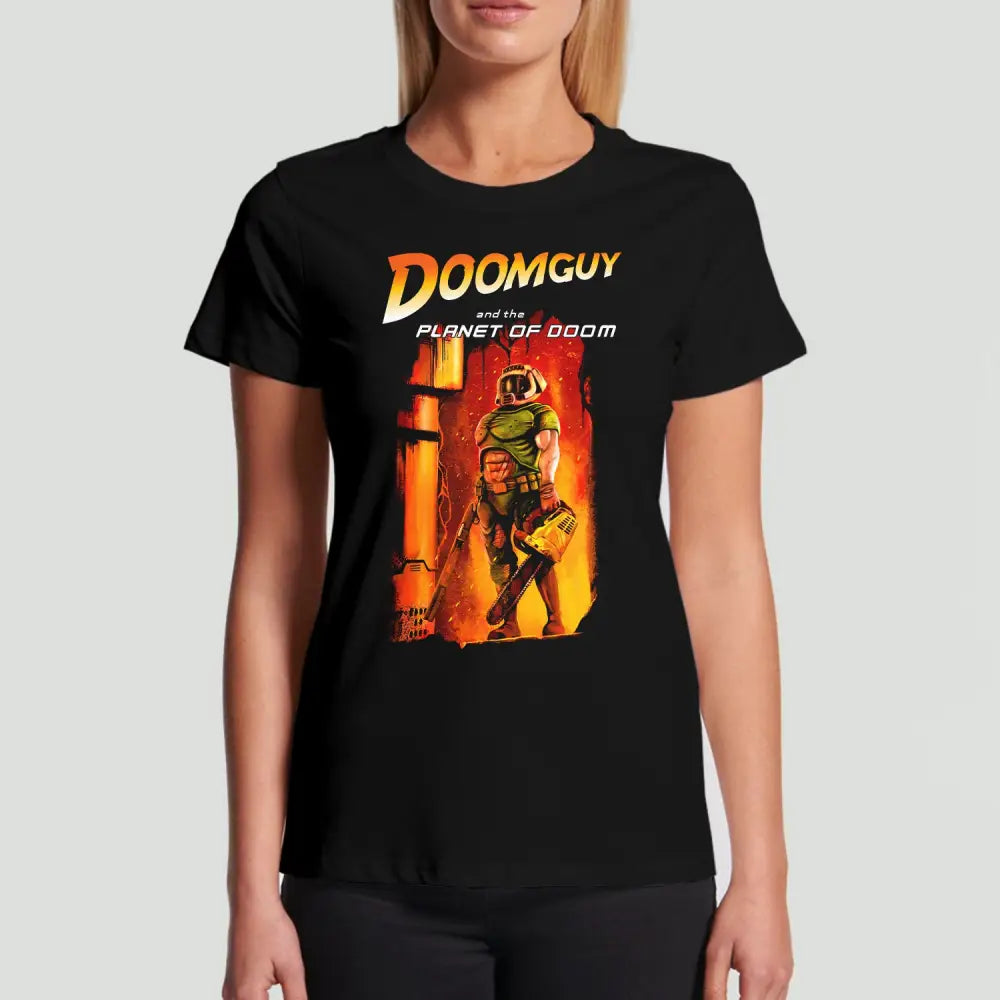 Doomguy in the Doom Planet T-Shirt Hoodie, Sweatshirt | CiraTrend.com (Image 5)