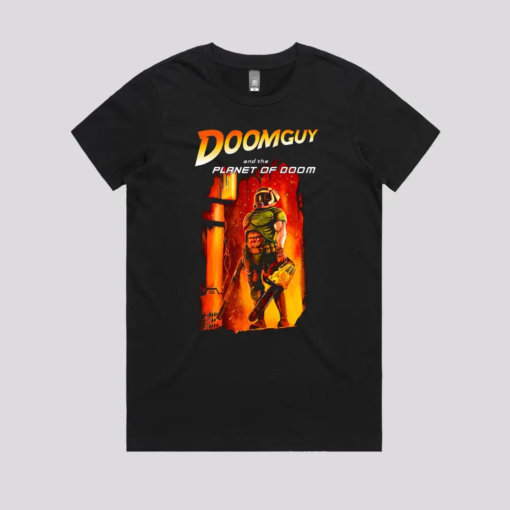 Doomguy in the Doom Planet T-Shirt Hoodie, Sweatshirt | CiraTrend.com (Image 4)