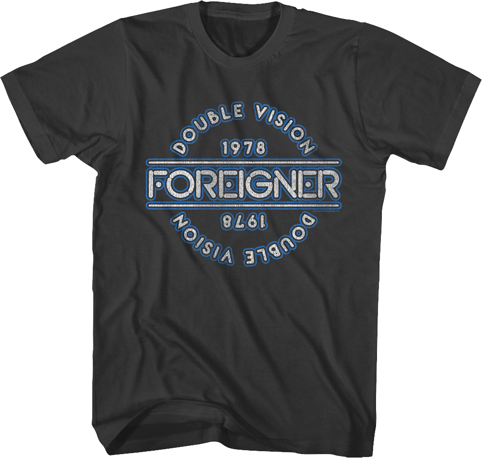 Double Vision Foreigner T-Shirt Hoodie, Sweatshirt | CiraTrend.com (Image 1)