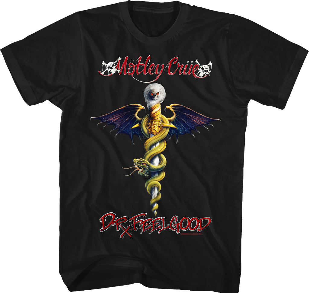 Dr. Feelgood Album Cover Motley Crue T-Shirt Hoodie, Sweatshirt | CiraTrend.com (Image 1)