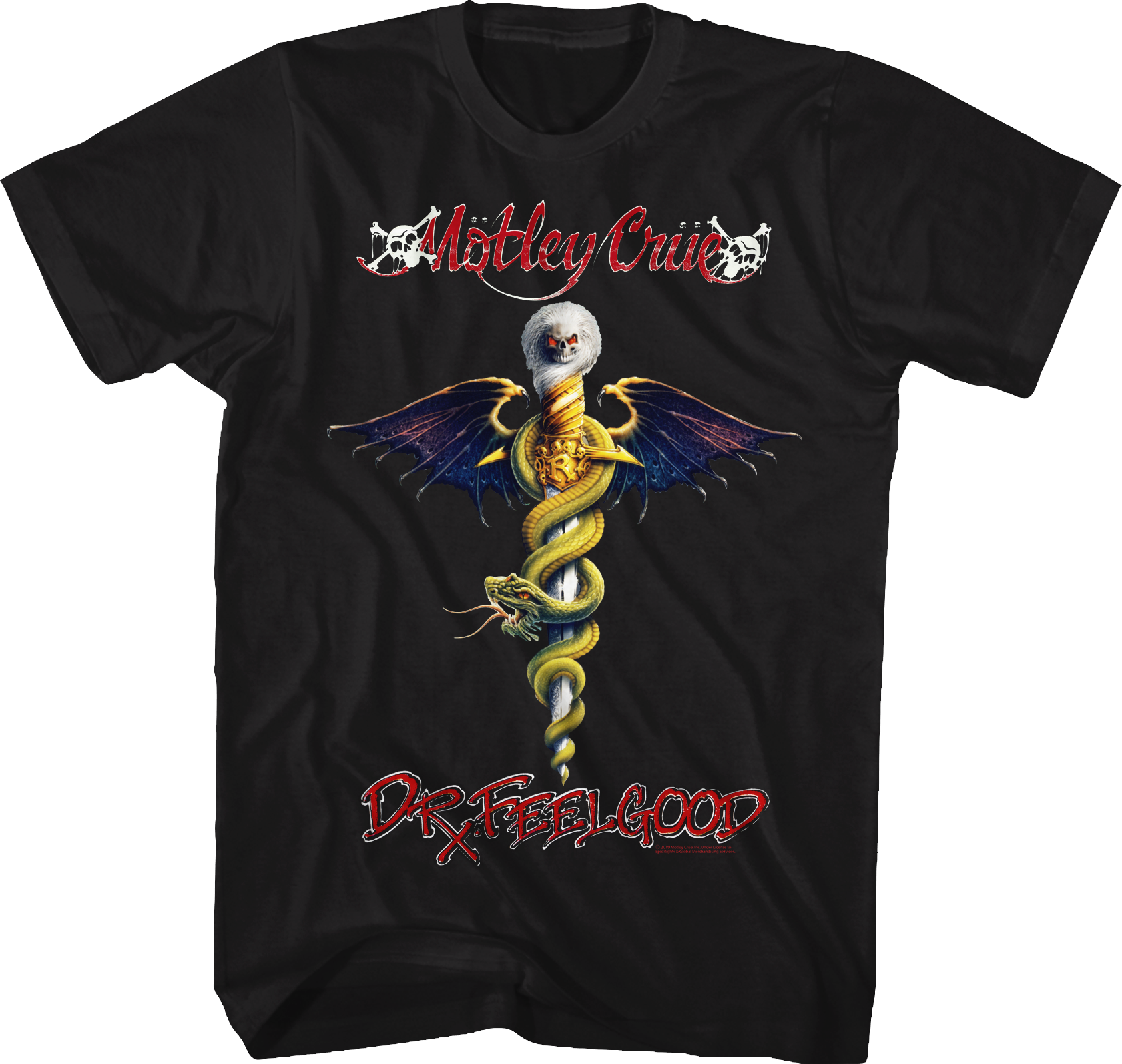 Dr. Feelgood Album Cover Motley Crue T-Shirt Hoodie, Sweatshirt | CiraTrend.com (Image 1)