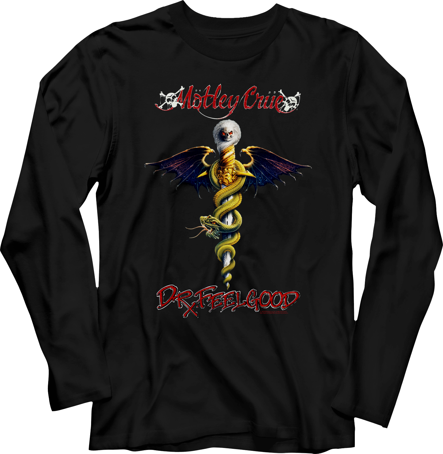 Dr. Feelgood Motley Crue Long Sleeve Shirt Hoodie, Sweatshirt | CiraTrend.com (Image 1)