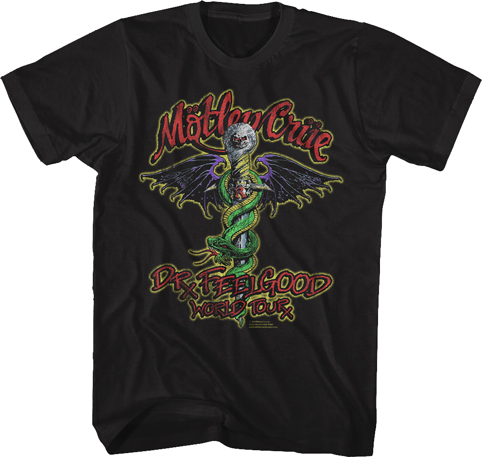 Dr. Feelgood World Tour Motley Crue T-Shirt Style001 Hoodie, Sweatshirt | CiraTrend.com (Image 1)