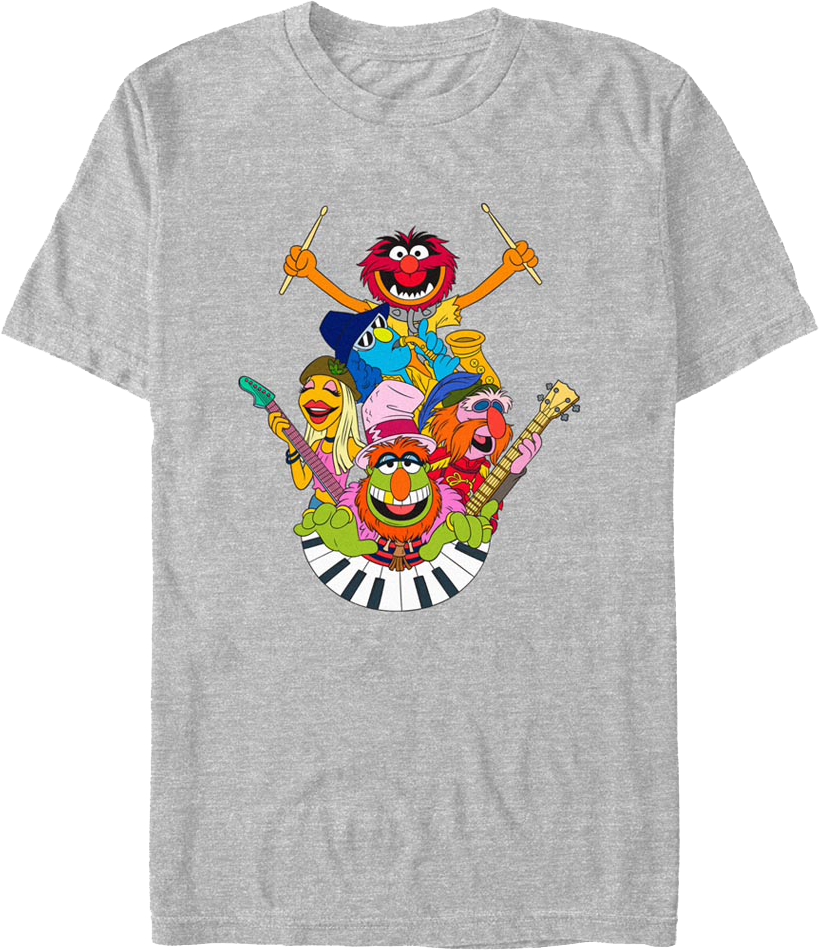 Dr. Teeth And The Electric Mayhem Group Photo Muppets T-Shirt Hoodie, Sweatshirt | CiraTrend.com (Image 1)