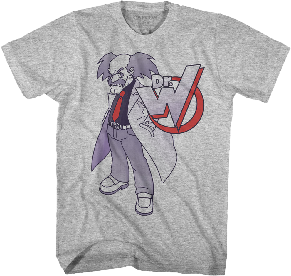 Dr. Wily Mega Man T-Shirt Hoodie, Sweatshirt | CiraTrend.com (Image 1)