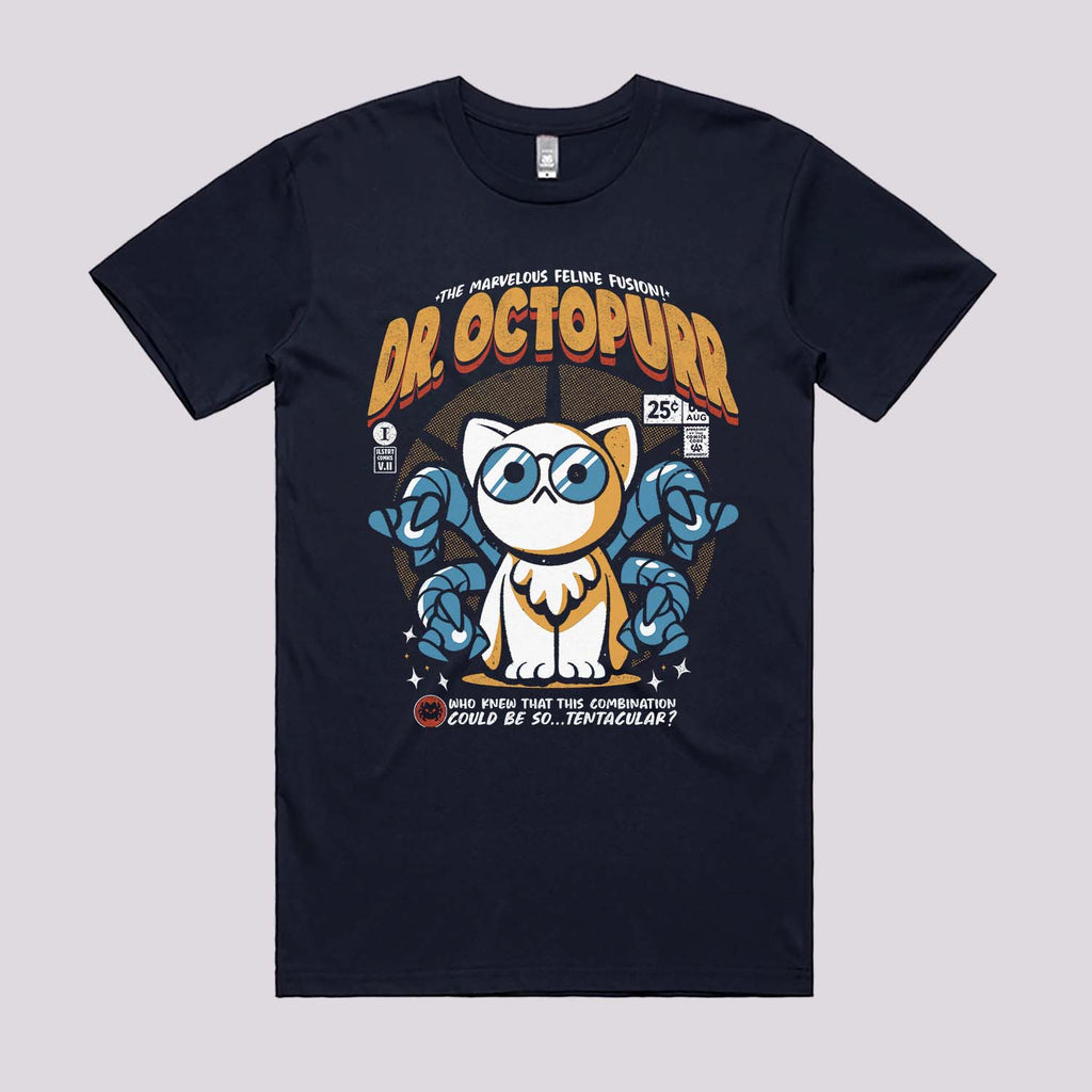 Dr. Octopurr T-Shirt Hoodie, Sweatshirt | CiraTrend.com (Image 4)